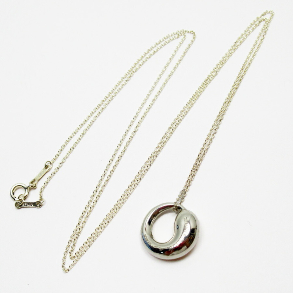 Tiffany Co Eternal Circle Necklace Silver